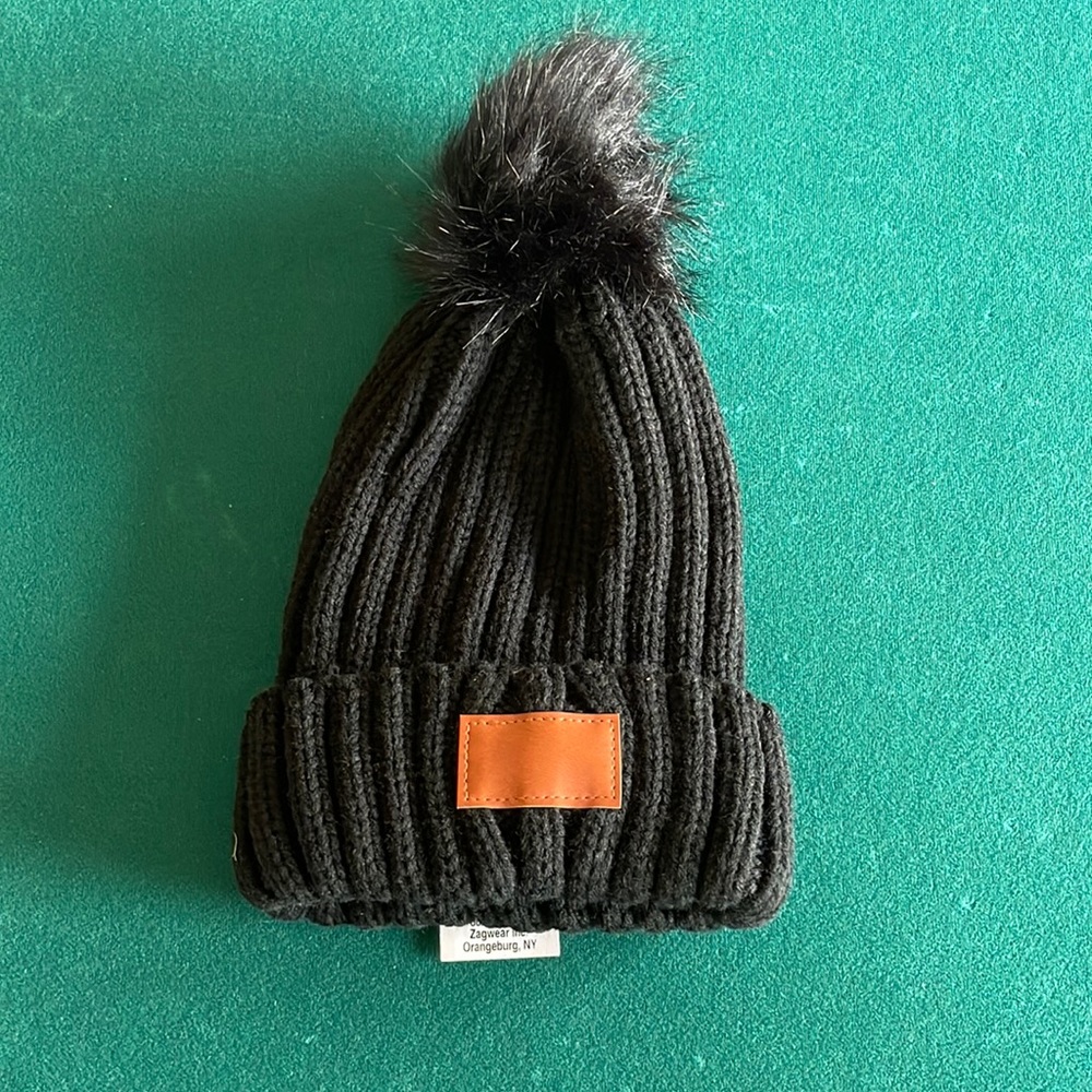 Never worn black beanie